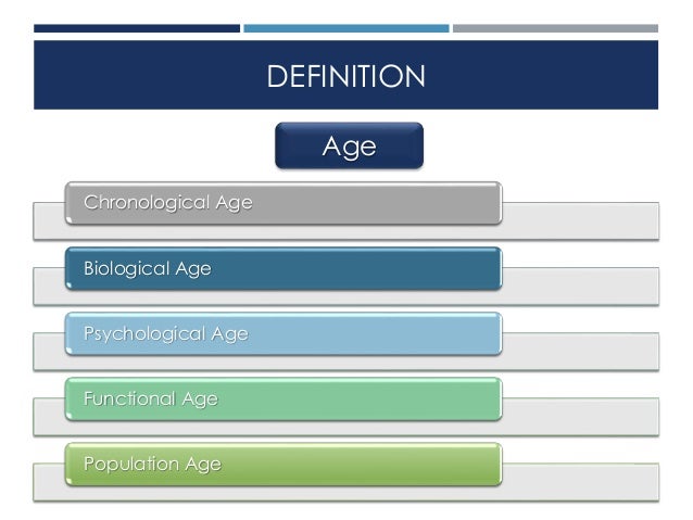 chronological age and biological age chronological age and biological age