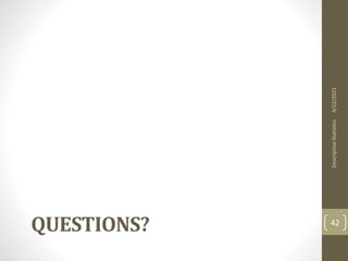 QUESTIONS?
4/22/2021
Descriptive
Statistics
42
 