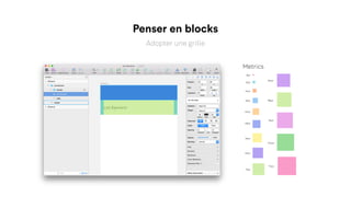 Penser en blocks
Adopter une grille
 