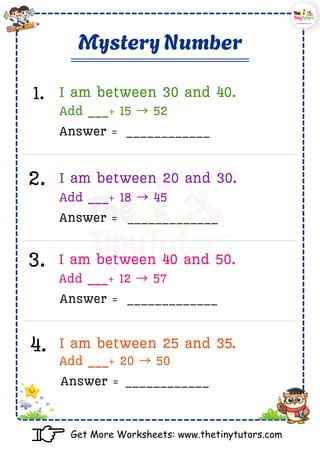 2 Digit Addition Worksheets for Grade 1 | Free Printable PDF | PDF