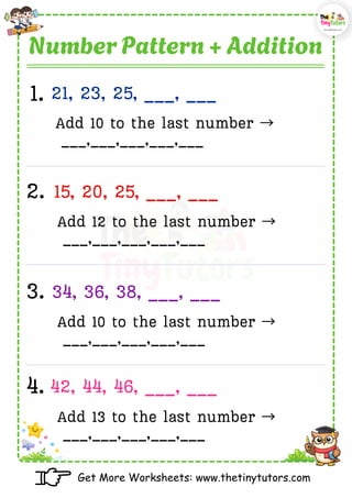 2 Digit Addition Worksheets for Grade 1 | Free Printable PDF | PDF
