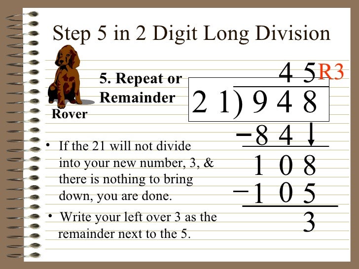 two digit division