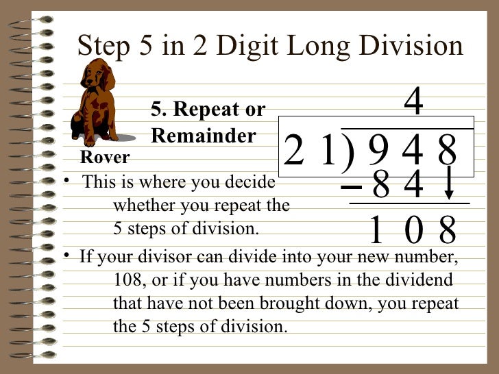 Two-Digit Division