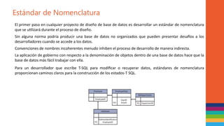 Sql Estandar Comprehensive Guide to SQL Server Database Design and Management | PPTX