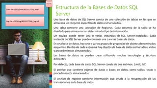 Comprehensive Guide to SQL Server Database Design and Management | PPTX
