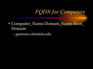 Computer Fqdn 2-DNS Server.ppt