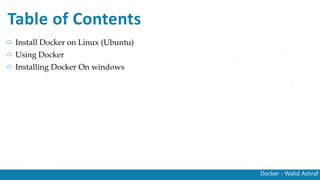 docker installation and basics | PDF