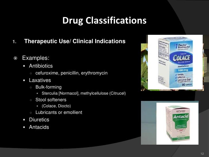 Colace drug classification