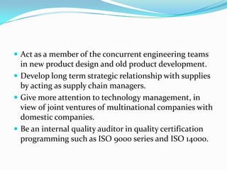 2. Duties And Responsibilities Of Production Managers