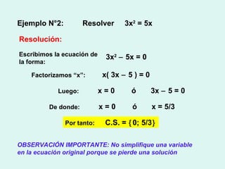 2  Ecuaciones CuadráTicas