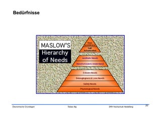 20
Ökonomische Grundlagen   Tobias Illig   SRH Hochschule Heidelberg
 