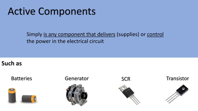 Electrical elements | PPTX