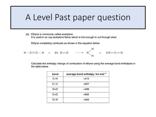 A Level Past paper question
 