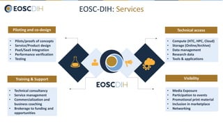 EOSC-DIH: Bringing industry into the EOSC