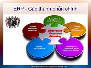 ERP - Các thành phần chính




      © VIAMI Training - training@viamisoftware.com
 