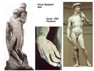 Pietat Rondanini
Milà




        David, 1501
        Florència
 