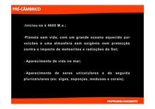 2- ETAPAS DA HITÓRIA DA TERRA