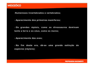 2- ETAPAS DA HITÓRIA DA TERRA