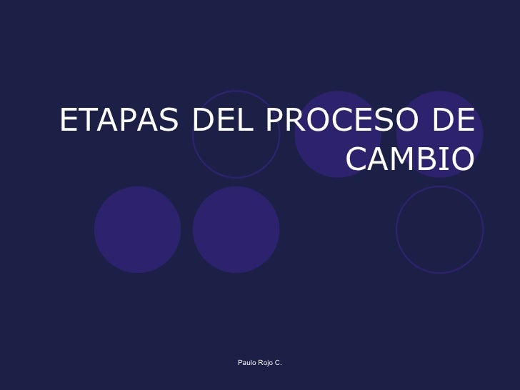 2. etapas del proceso de cambio