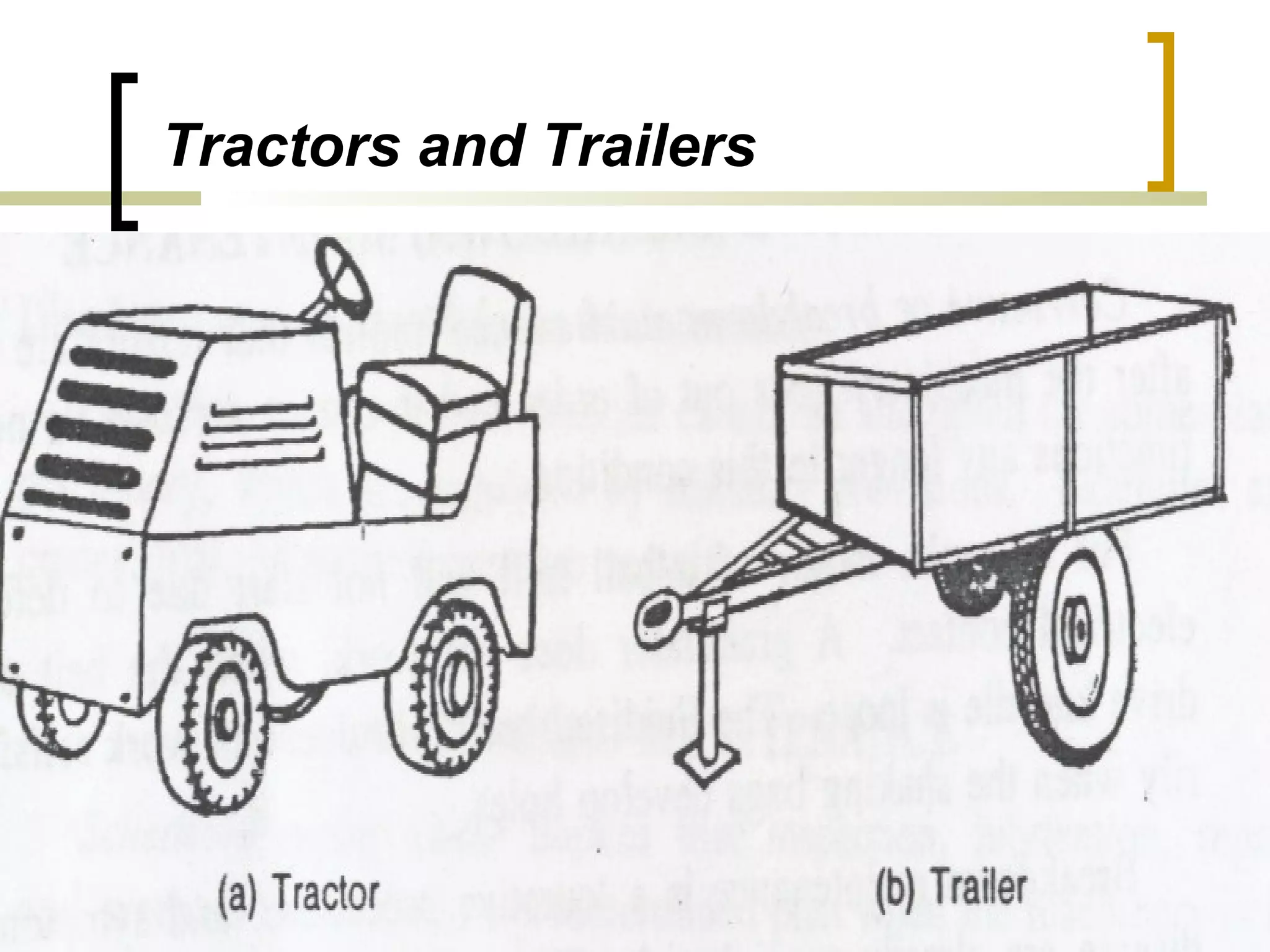 Tractors and Trailers




                        73
 