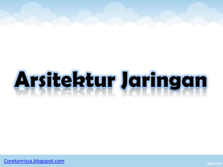 Arsitektur Jaringan


Coretanrissa.blogspot.com
 