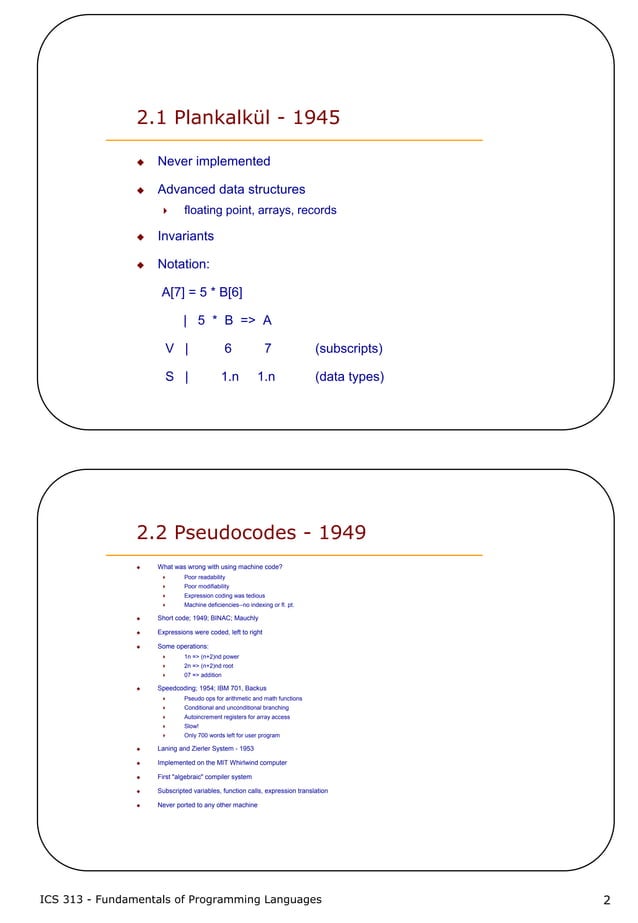 2 evolution of the major programming languages | PDF