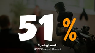 51%Figuring How-To
(PEW Research Center)
 