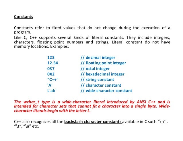 2 expressions (ppt-2) in C++
