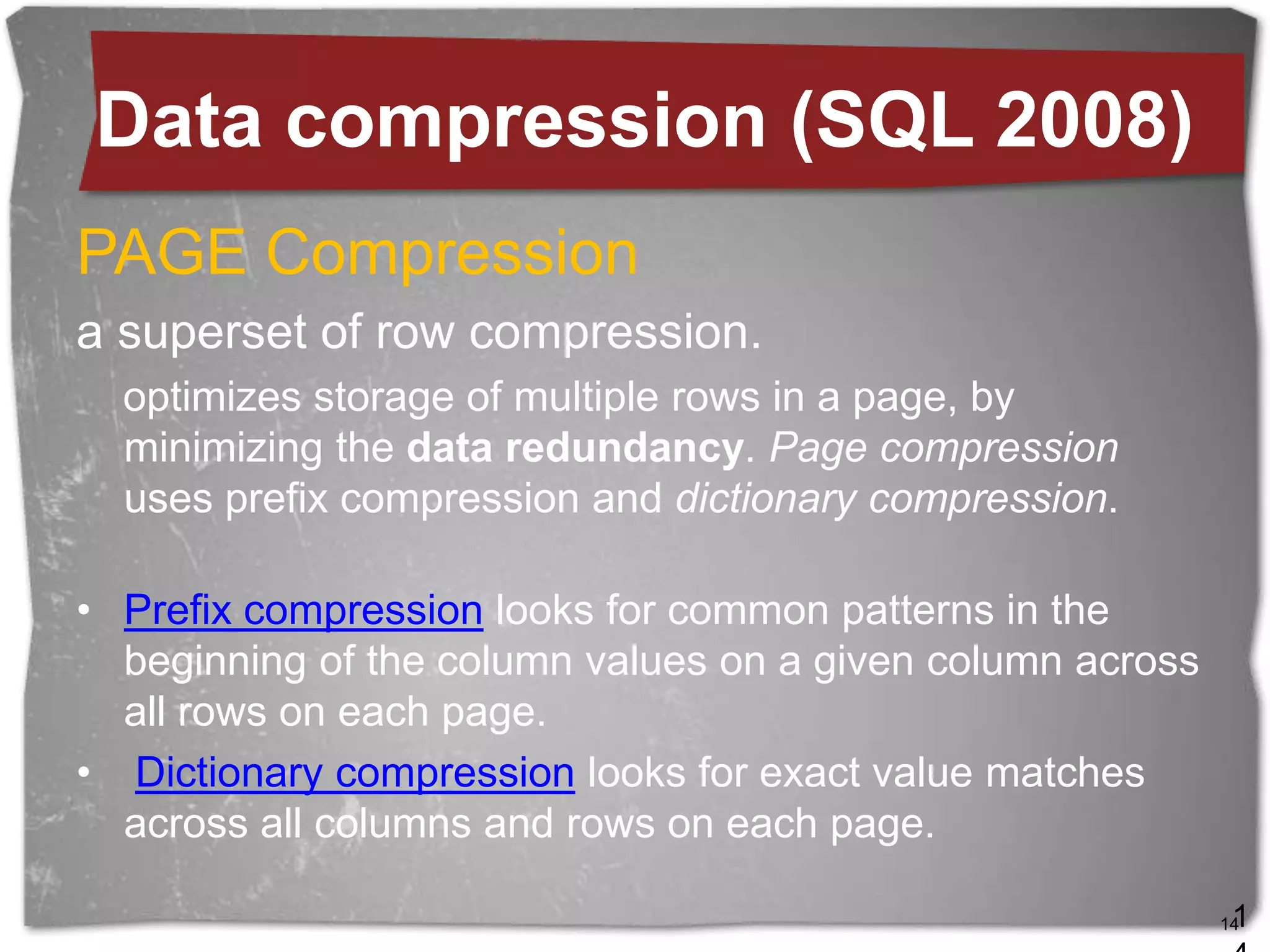 Better: Archive data to flat files or other media 		(BCP out)