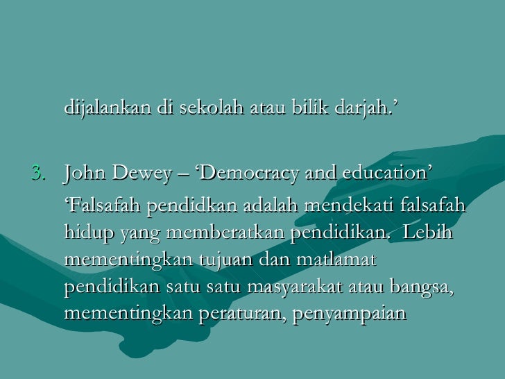john dewey democracy and education