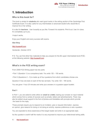 2 fce paper 2 writing 2 | PDF