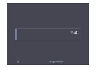 Path
viska@unsyiah.ac.id20
 
