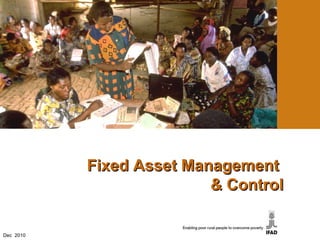 Fixed Asset Management  & Control Dec  2010 