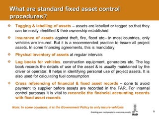 Fixed assets management and control | PPT