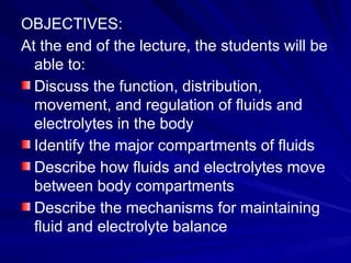 Comprehensive Overview of Fluid and Electrolyte Balance in Nursing Care ...