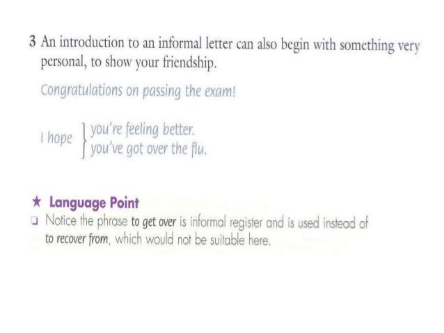 how to begin a personal letter