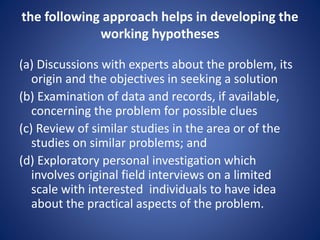 Formulation of a Research Problem | PPTX