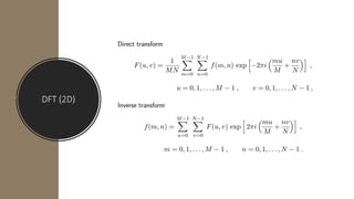 Digital Image Processing - Frequency Filters | PPTX