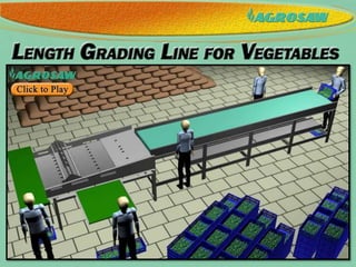  ApplicationOrange, Apple, Lemon, Tomato, Kinnow Plant WorkingManual Inspection, Washing, Sponging, Waxing, Drying, Grading Capacities Offered	1 TPH, 2TPH, 5TPH, 7.5TPH, 10TPH