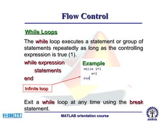 Matlab-fundamentals of matlab-2 | PPT