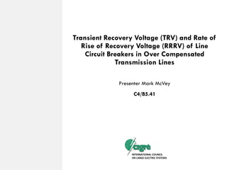 Rrrv Graph Transient recovery voltage and rate of rise | PDF
