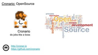 http://cronar.io
https://github.com/cronario
Cronario
do jobs like a boss
Cronario: OpenSource
 