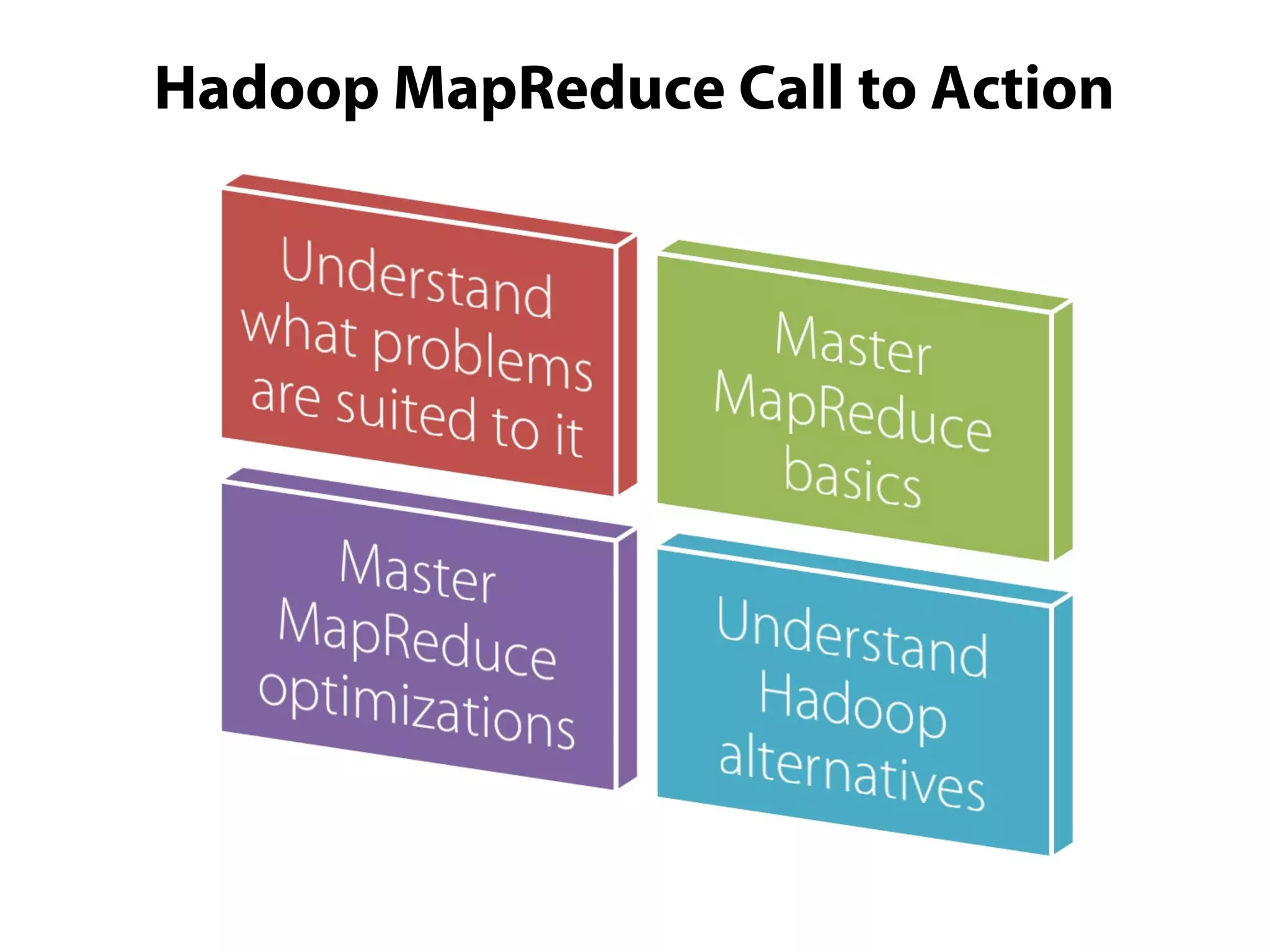 Hadoop MapReduce Call to Action
 