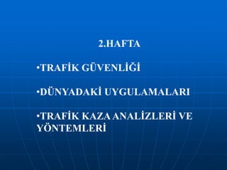 2. hafta | PPTX