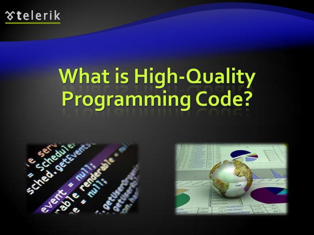 Writing High Quality Code in C# | PPTX | Programming Languages | Computing