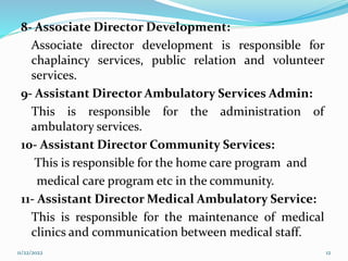 HOSPITAL AND IT'S ORGANIZATION (Hospital pharmacy) .pptx