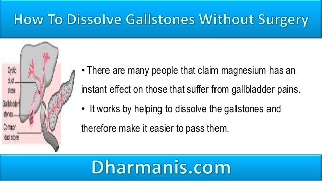 works without gallbladder how body Surgery? How Naturally To Without Gallstones Dissolve