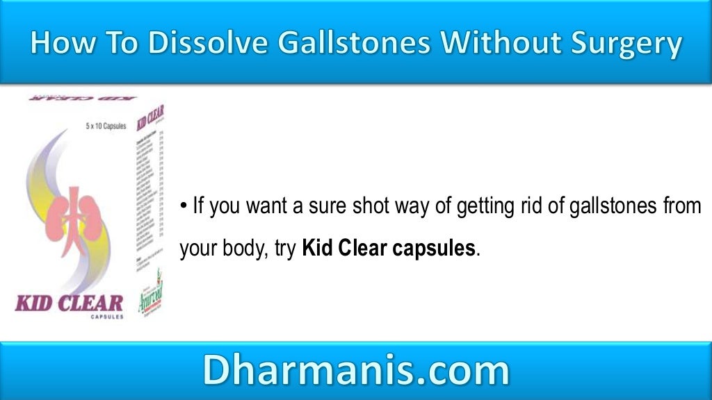 How To Naturally Dissolve Gallstones Without Surgery?