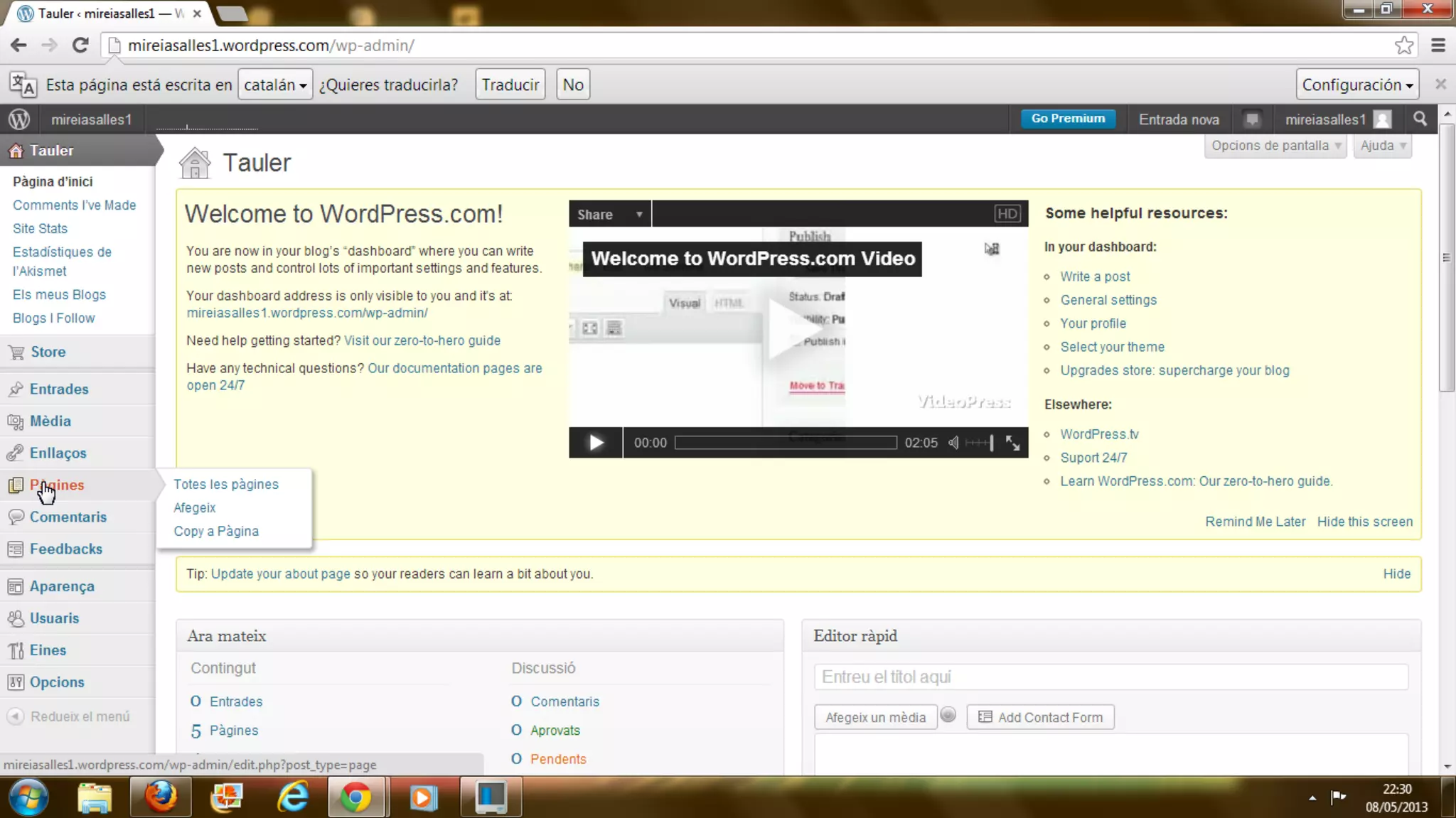 2. how to add a new page in wordpress...