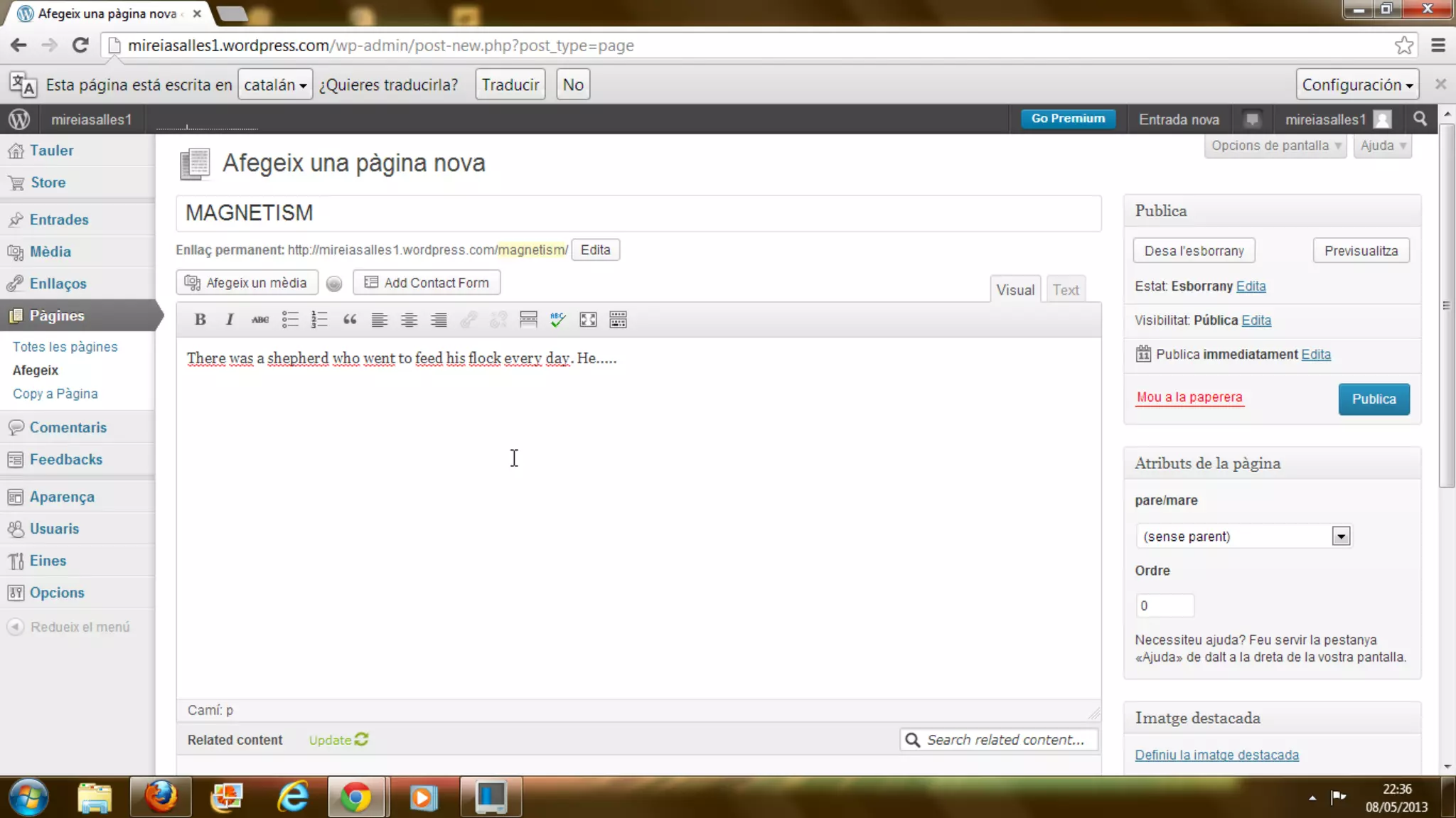 2. how to add a new page in wordpress...
